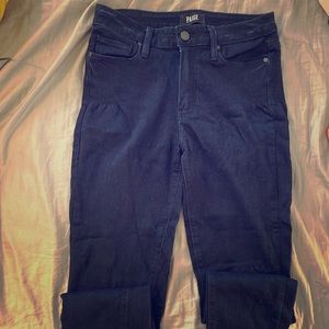 Paige brand dark jeans. Lightly worn.